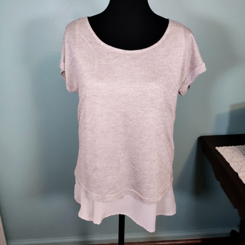 Olivia Moon Tan w/Black Flecks over Tan "Cami" Small